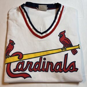 1980's Vintage St Louis Cardinals Baseball Jersey Rawlings USA made